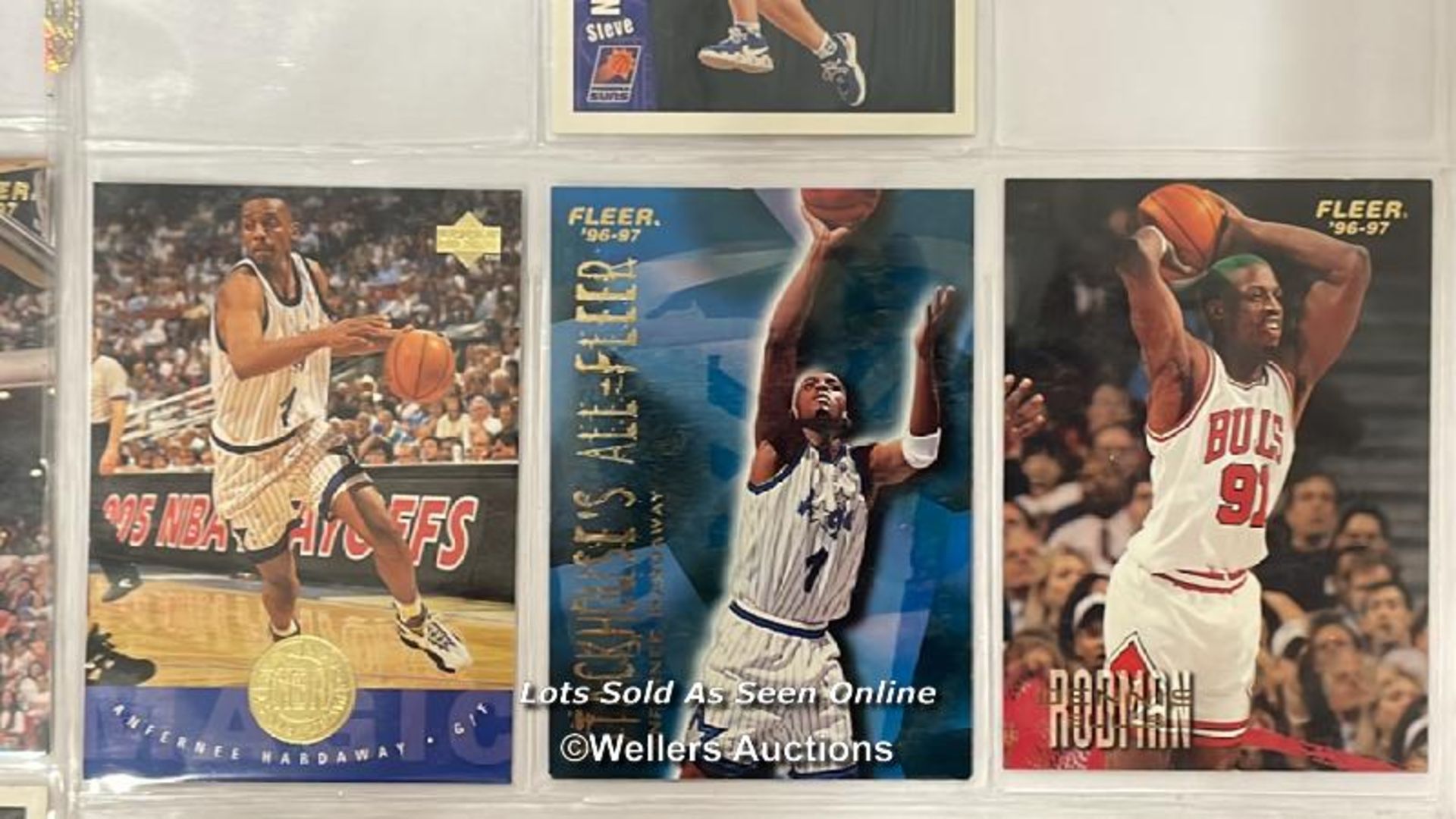 Basket Ball - 391 collectable basket ball cards by Topps Upper Deck and Skybox including Michael - Bild 6 aus 24