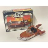 Kenner Vintage Star Wars Landspeeder, 1978 boxed, Landspeeder in good condition, windshield not