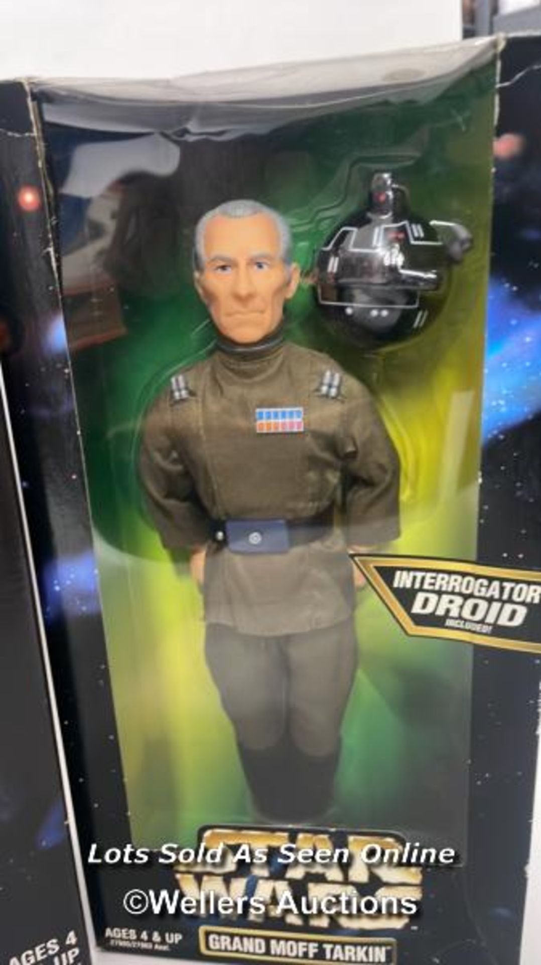 Three Star Wars Action Collection 12" figures, Han Solo with Carbonite, Grand Moff Tarkin and - Image 3 of 4