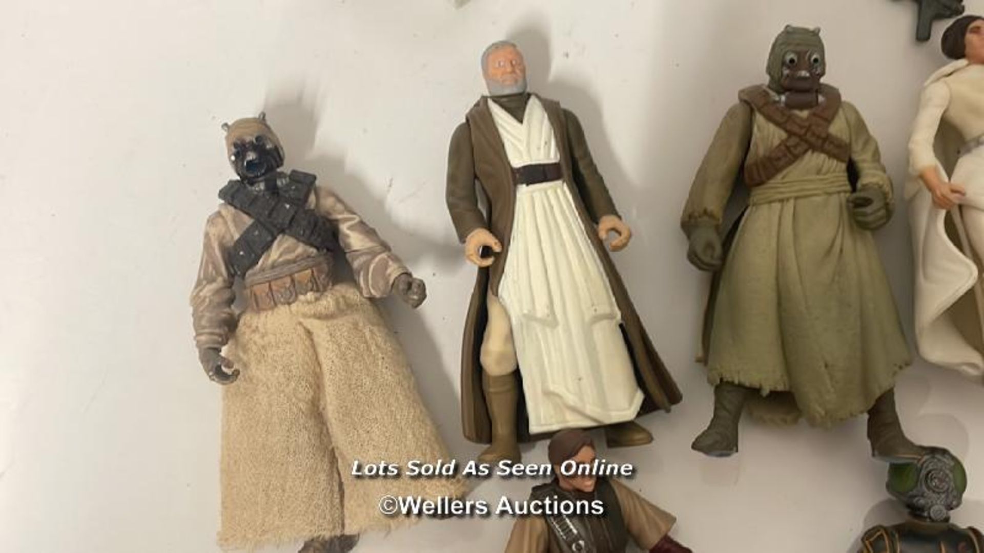 Assorted Star Wars Kenner and Hasbro modern 3 3/4" figures including Jedi Knight Luke with brown - Bild 4 aus 7