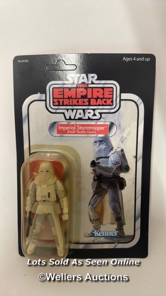 Hasbro The Saga Collection two carded figures Biker Scout and Imperial Stormtrooper (Hoth), both - Image 4 of 5