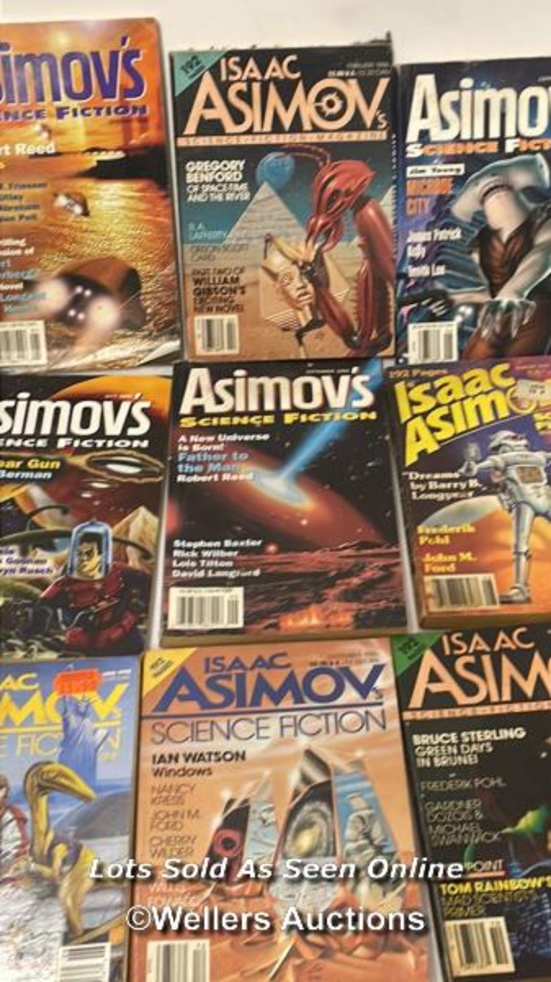 A large collection of Sci-Fi paperback books mainly Isaac Asimov with Science Fiction Analog and - Bild 4 aus 10