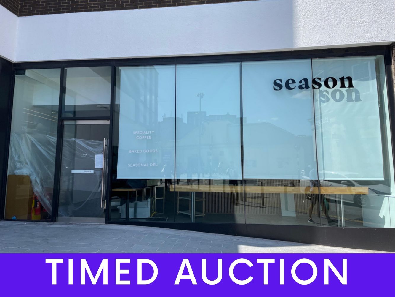 Unreserved Closing Down Auction on Behalf of Season Café