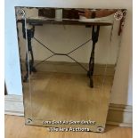 VENETIAN MIRROR, 74CM (H) X 54CM (W) / COLLECTION LOCATION: PULBOROUGH (RH20), FULL ADDRESS AND