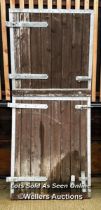 STABLE DOOR, 214CM (H) X 92CM (W) / COLLECTION LOCATION: PULBOROUGH (RH20), FULL ADDRESS AND CONTACT