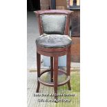 VICTORIAN BAR STOOL, 106CM (H) / COLLECTION LOCATION: PULBOROUGH (RH20), FULL ADDRESS AND CONTACT