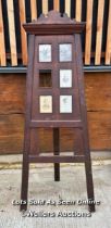 ARTS AND CRAFTS EASEL PICTURE STAND, 150CM (H) X 48CM (W) / COLLECTION LOCATION: PULBOROUGH (