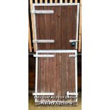 STABLE DOOR, 214CM (H) X 92CM (W) / COLLECTION LOCATION: PULBOROUGH (RH20), FULL ADDRESS AND CONTACT