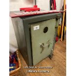 PHILLIPS AND SON LOCK AND SAFE, WITH KEY, 67CM (H) X 45CM (D) X 46CM (W) / COLLECTION LOCATION: