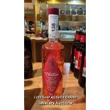 ANTICA SAMBUCA WITH RASPBERRY FLAVOUR LIQUER, 700ML, 38% VOL / COLLECTION LOCATION: OLD WOKING