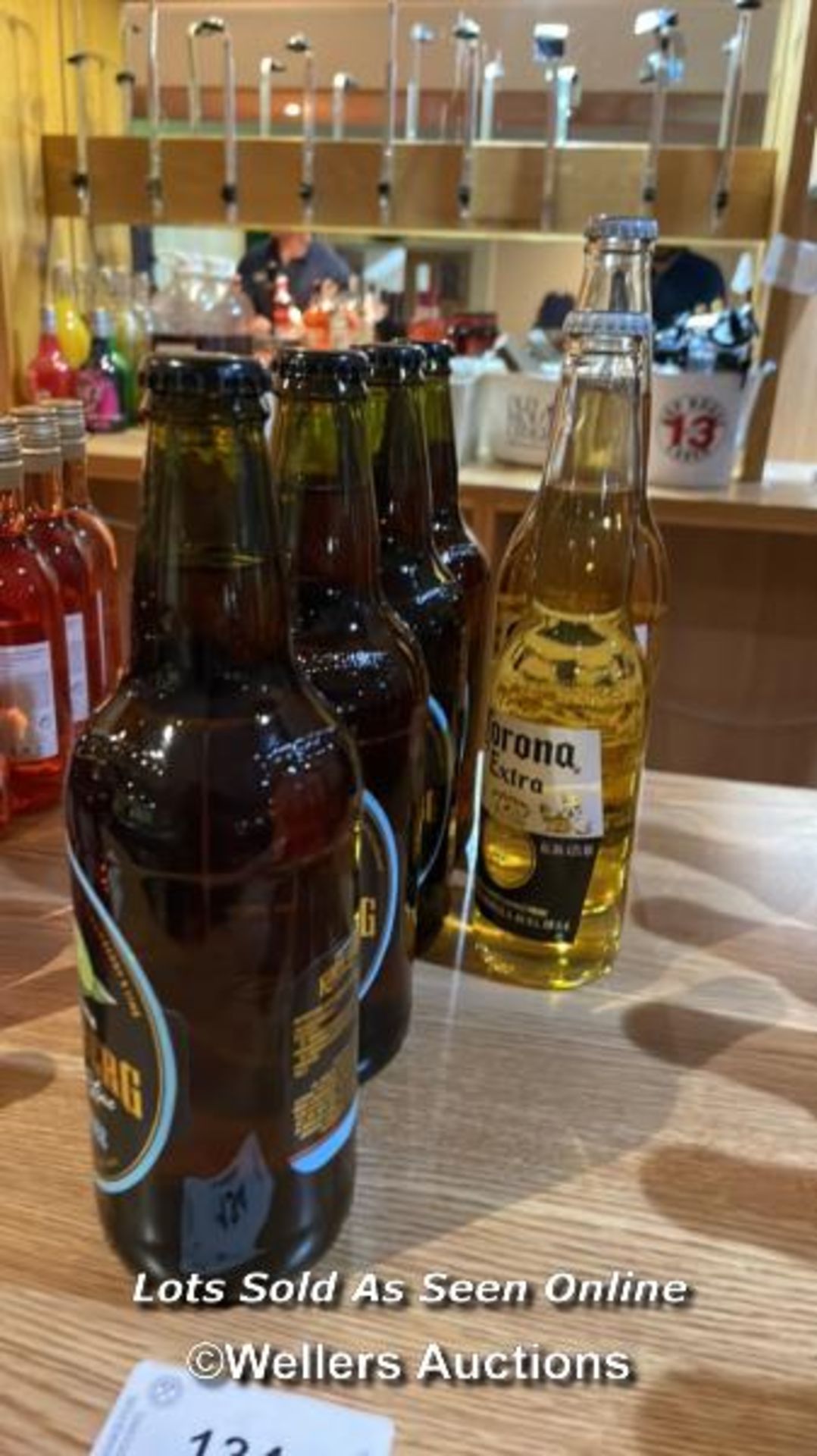 2X BOTTLES OF CORONA, 1X 330ML, 1X 620ML, 4.3% VOL, ALSO 4X 0% KOPPARBERG CIDERS / COLLECTION