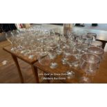 APPROX. 50X GIN AND WINE GLASSES / COLLECTION LOCATION: OLD WOKING DISTRICT RECREATION CLUB, 33
