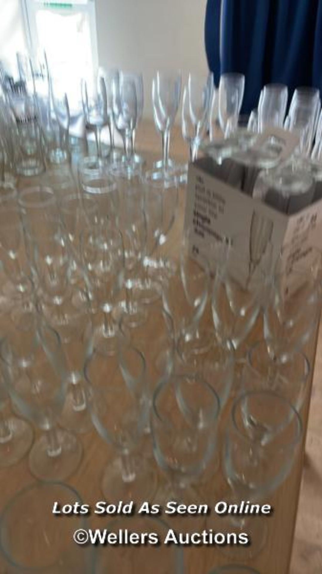 APPROX. 100X CHAMPAGNE FLUTES / COLLECTION LOCATION: OLD WOKING DISTRICT RECREATION CLUB, 33 - Image 3 of 4