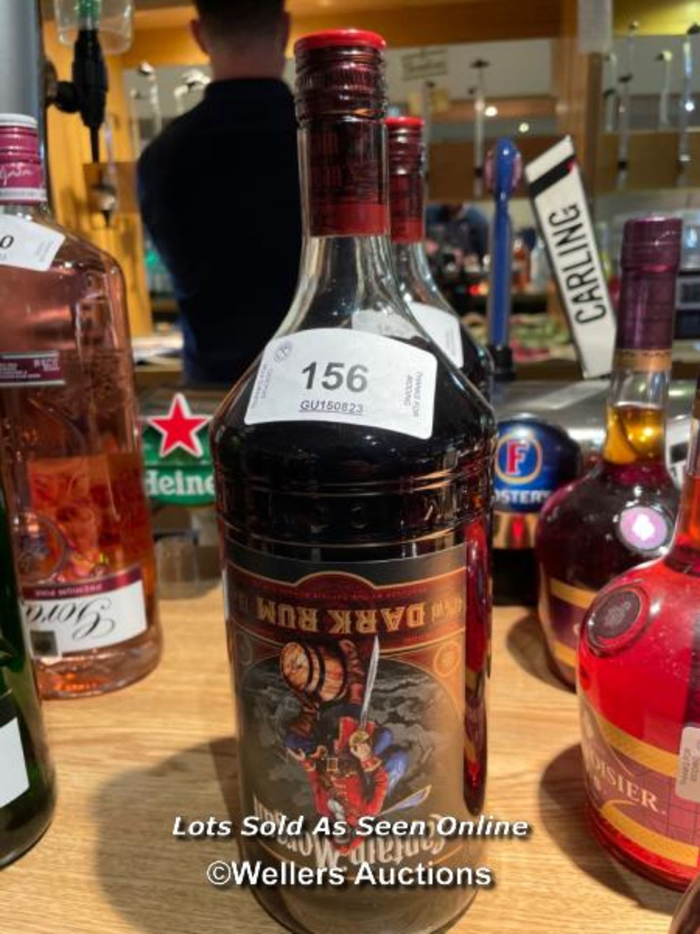 CAPTAIN MORGAN DARK RUM, 1.5L, 40% VOL / COLLECTION LOCATION: OLD WOKING DISTRICT RECREATION CLUB,