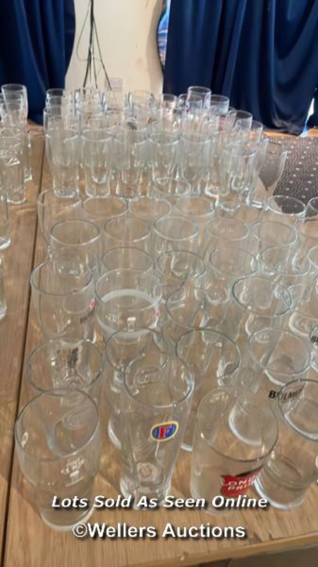 APPROX. 150X PINT AND DRINKING GLASSES / COLLECTION LOCATION: OLD WOKING DISTRICT RECREATION CLUB, - Bild 4 aus 4