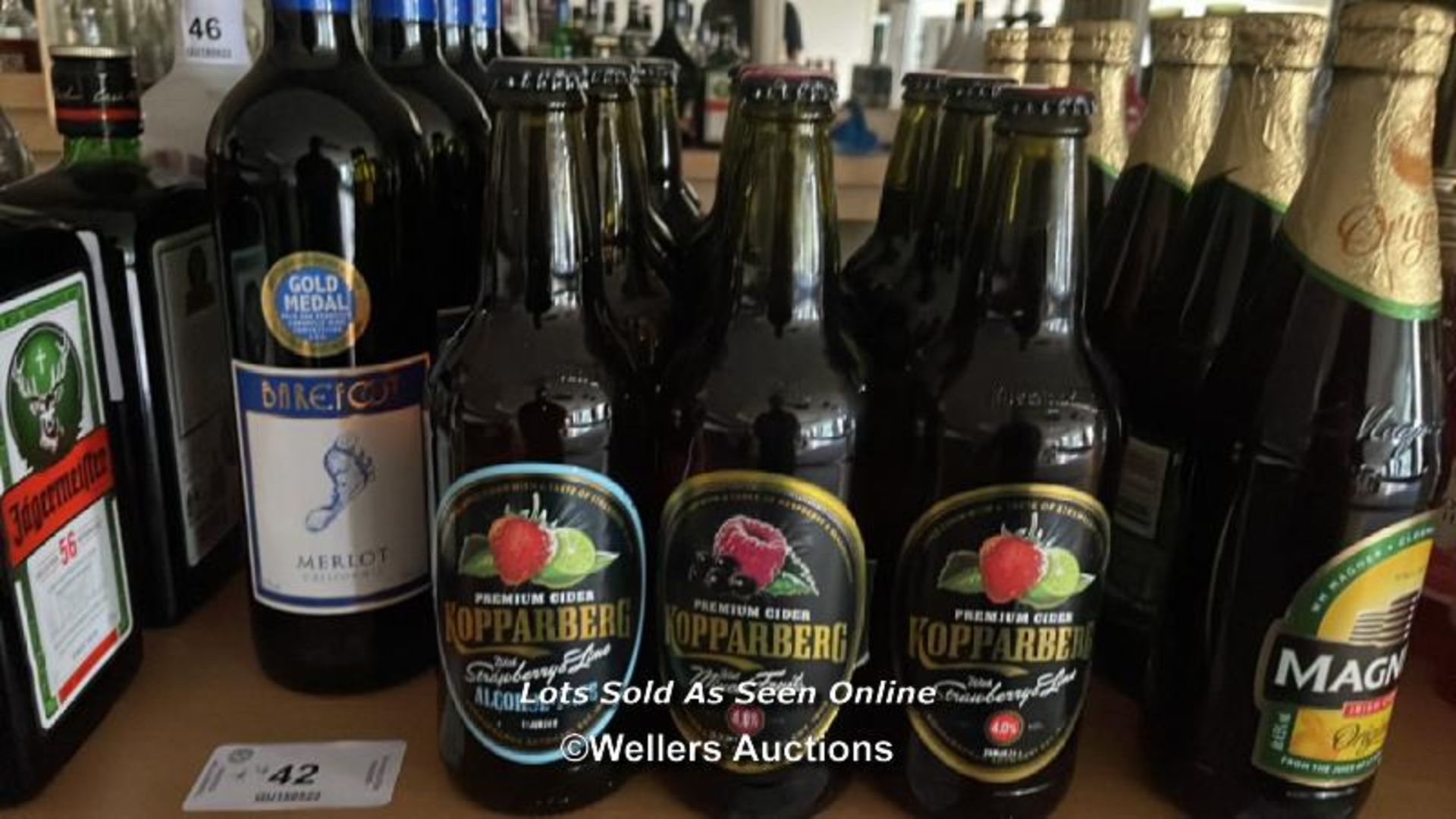 9X KOPPARBERG STRAWBERRY AND LIME CIDERS AND 6X ALCOHOL FREE, 500ML, 4% VOL / COLLECTION LOCATION: