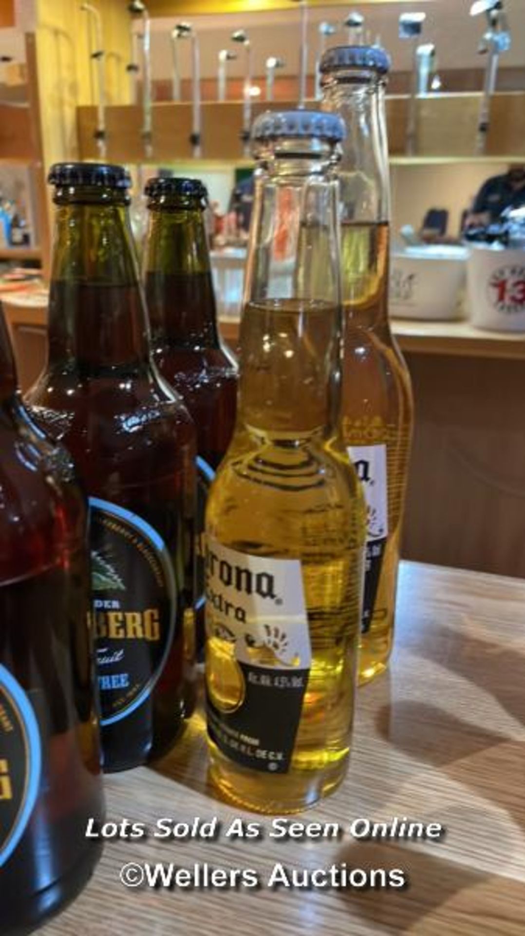 2X BOTTLES OF CORONA, 1X 330ML, 1X 620ML, 4.3% VOL, ALSO 4X 0% KOPPARBERG CIDERS / COLLECTION - Image 3 of 3