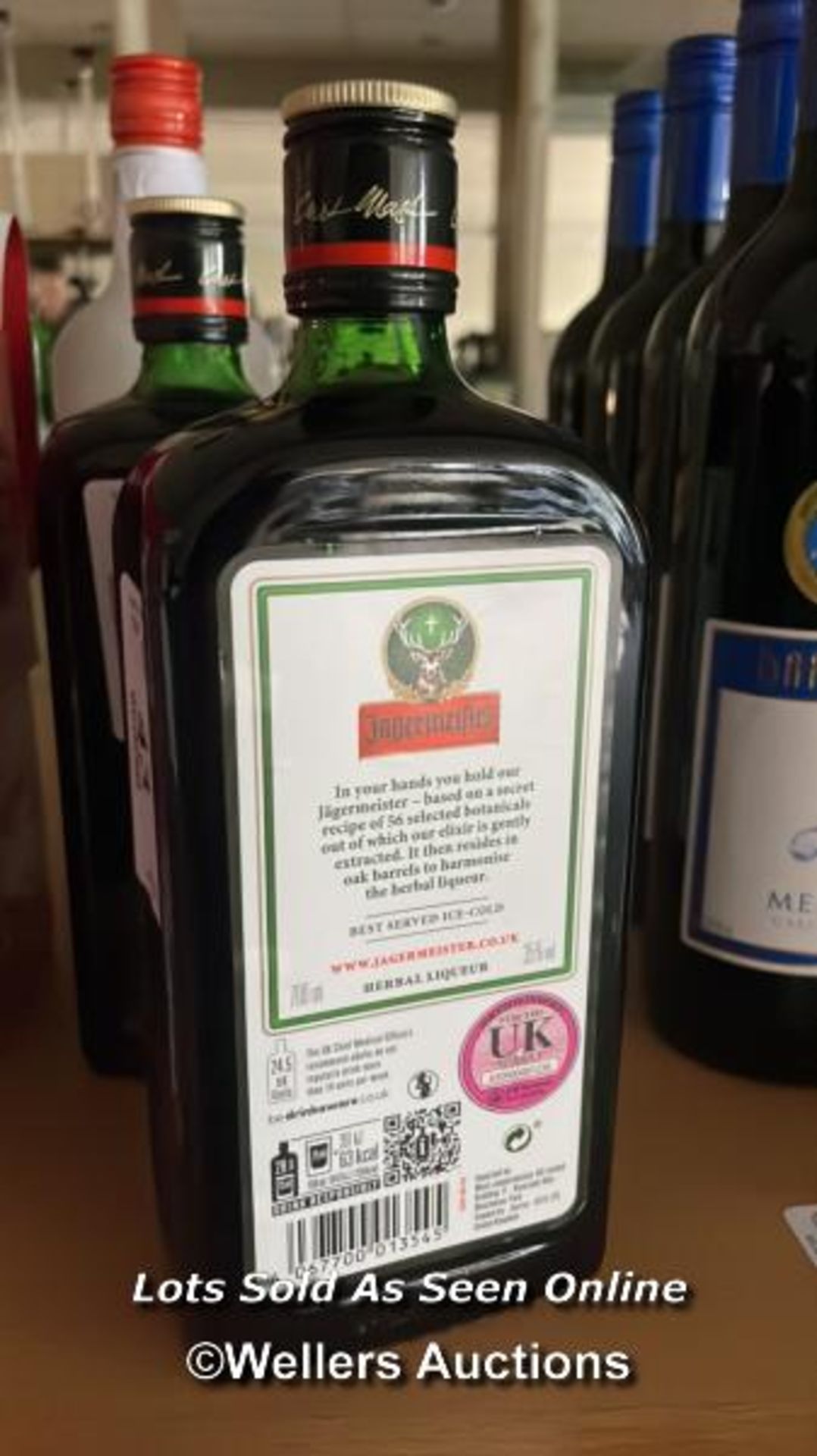 JAGERMEISTER, 700ML, 35% VOL / COLLECTION LOCATION: OLD WOKING DISTRICT RECREATION CLUB, 33 - Image 2 of 2