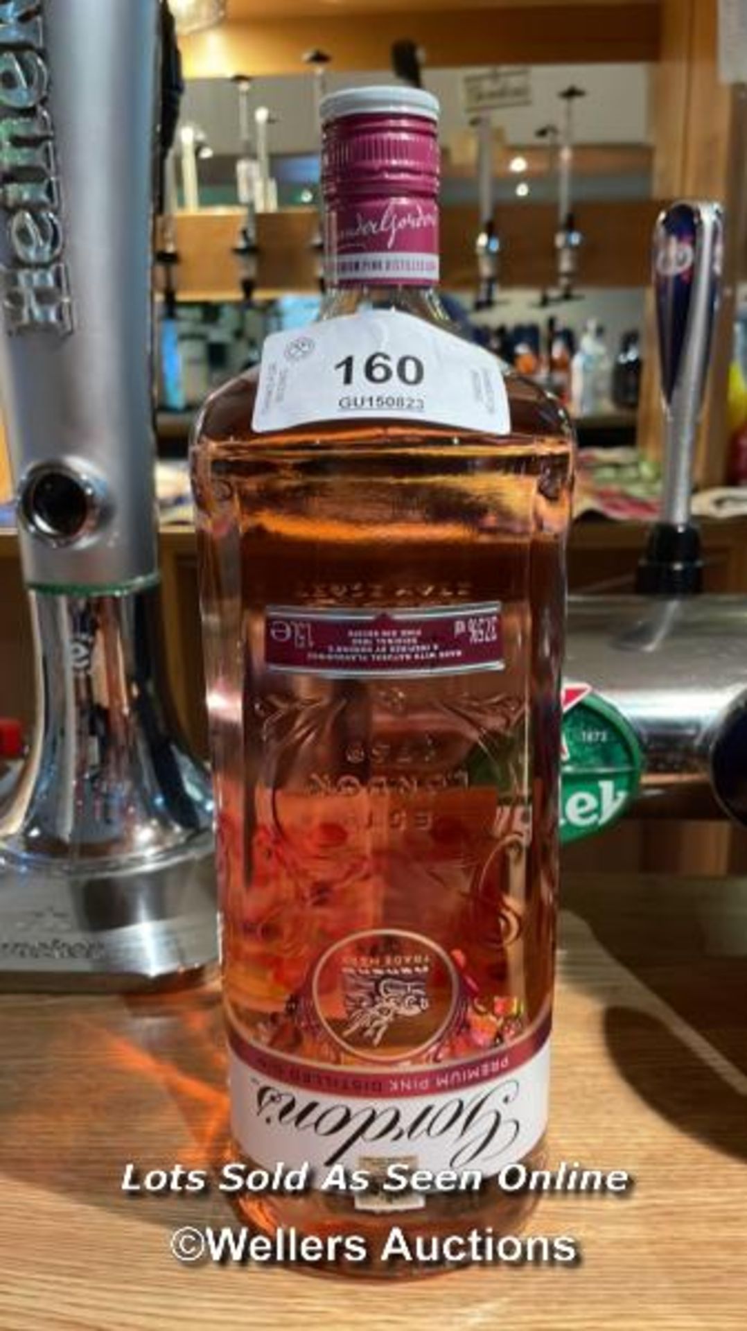 GORDON'S PREMIUM PINK GIN, 1.5L, 37.5% VOL / COLLECTION LOCATION: OLD WOKING DISTRICT RECREATION