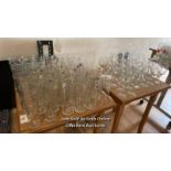 APPROX. 70X PINT AND WINE GLASSES / COLLECTION LOCATION: OLD WOKING DISTRICT RECREATION CLUB, 33