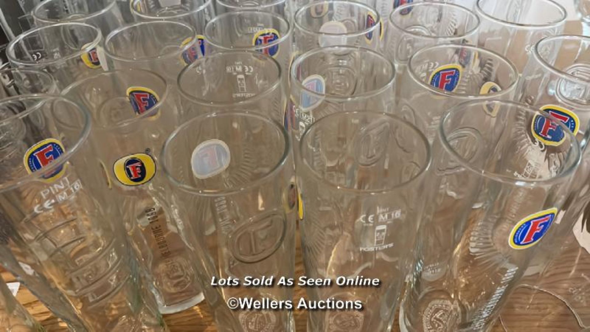 APPROX. 70X PINT AND WINE GLASSES / COLLECTION LOCATION: OLD WOKING DISTRICT RECREATION CLUB, 33 - Image 2 of 3