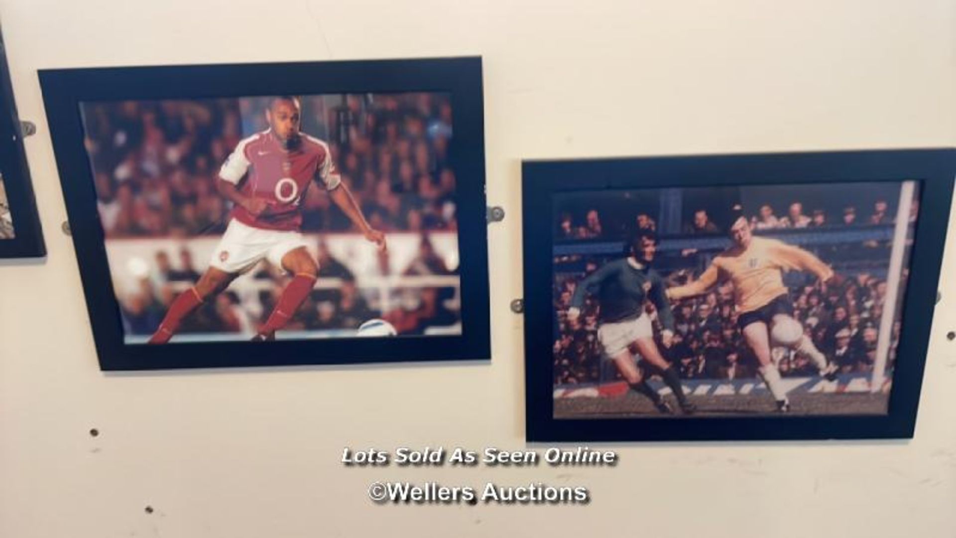 14X ASSORTED FRAMED AND GLAZED SPORTING PHOTO'S INCLUDING FORMULA 1, RUGBY AND FOOTBALL / COLLECTION - Image 6 of 7
