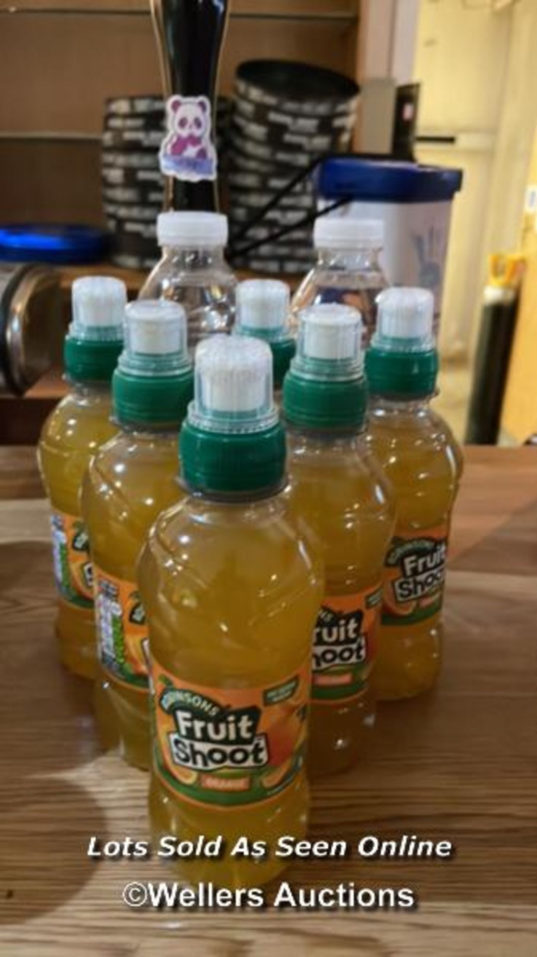 6X ROBINSON'S ORANGE FRUIT SHOOTS AND 2X BOTTLES OF WATER / COLLECTION LOCATION: OLD WOKING DISTRICT