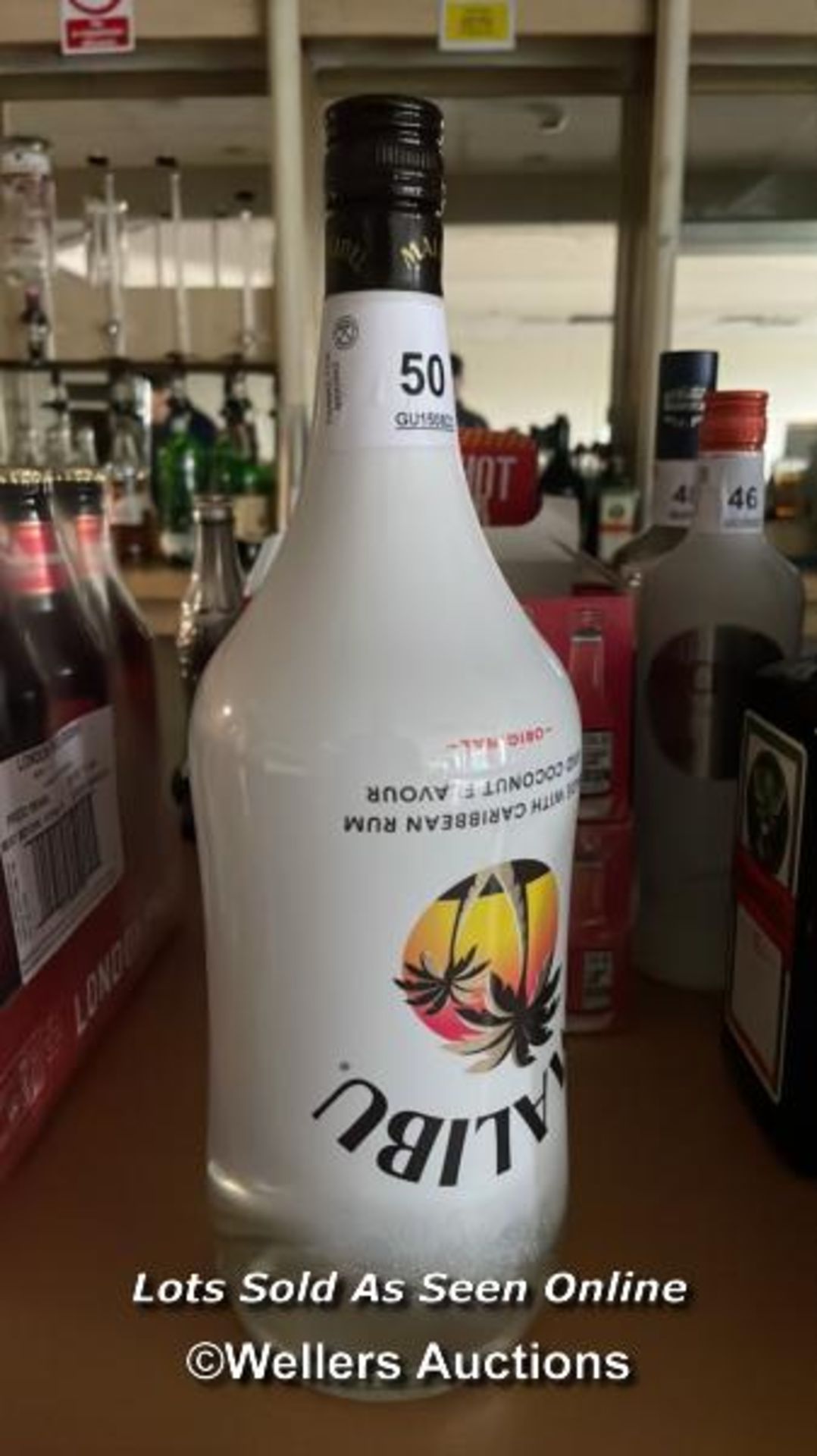 MALIBU CARRIBEAN WHITE RUM, 1.5L, 21% VOL / COLLECTION LOCATION: OLD WOKING DISTRICT RECREATION