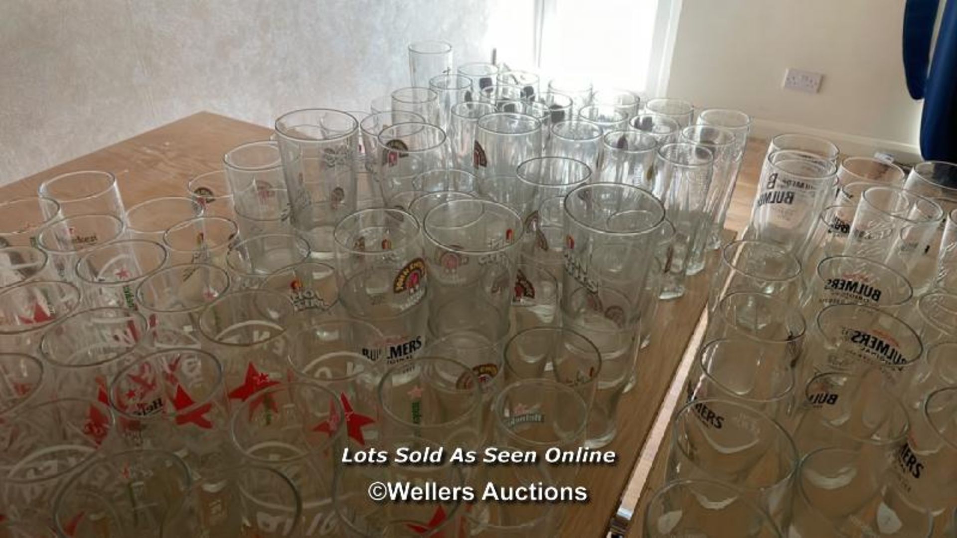 APPROX. 200X PINT GLASSES INCL. GUINNESS, HEINEKEN, BULMERS, JOHN SMITH'S AND MORE / COLLECTION - Image 3 of 6