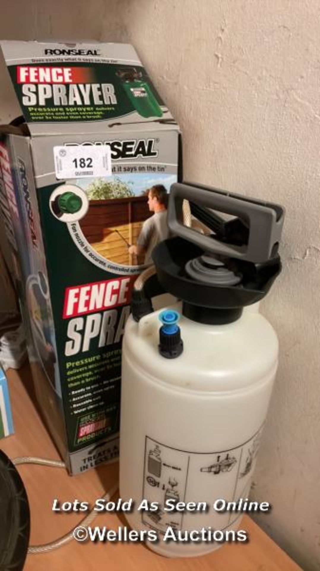 2X FENCE SPRAYERS, ONE IS RONSEAL / COLLECTION LOCATION: OLD WOKING DISTRICT RECREATION CLUB, 33