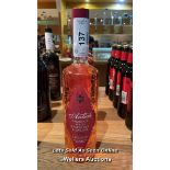 ANTICA SAMBUCA WITH RASPBERRY FLAVOUR LIQUER, 700ML, 38% VOL / COLLECTION LOCATION: OLD WOKING