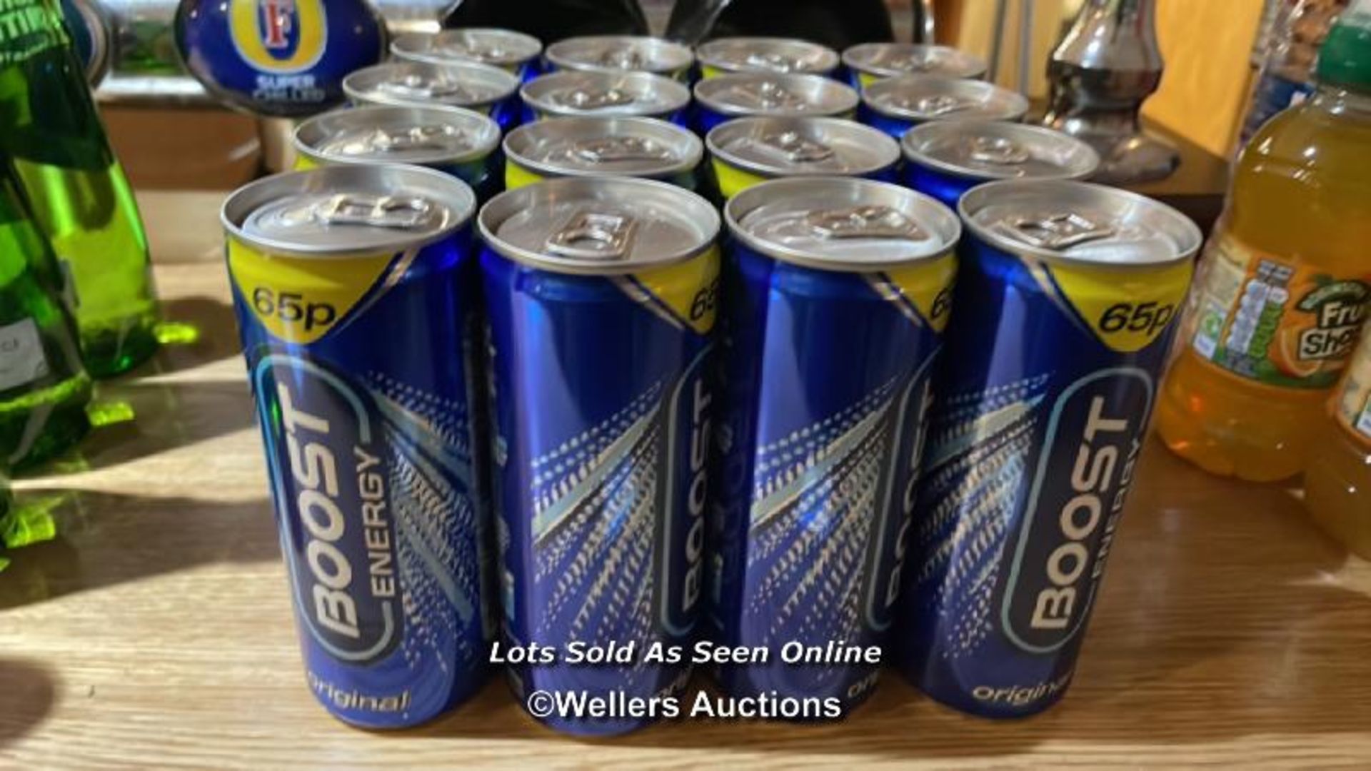 16X BOOST ENERGY ORIGINAL 250ML CANS / COLLECTION LOCATION: OLD WOKING DISTRICT RECREATION CLUB,