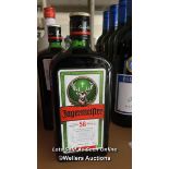 JAGERMEISTER, 700ML, 35% VOL / COLLECTION LOCATION: OLD WOKING DISTRICT RECREATION CLUB, 33