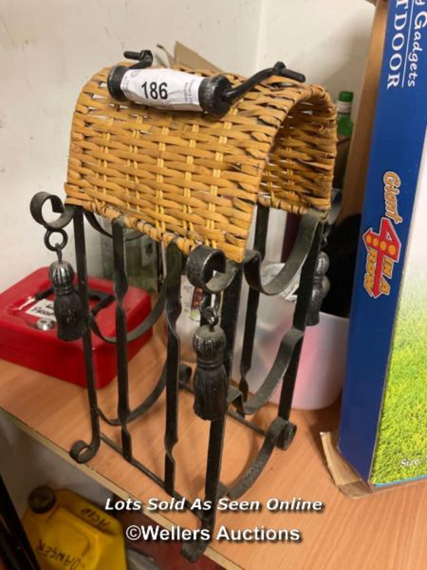 WINE RACK TO FIT 3X BOTTLES, 40CM (H) / COLLECTION LOCATION: OLD WOKING DISTRICT RECREATION CLUB, 33
