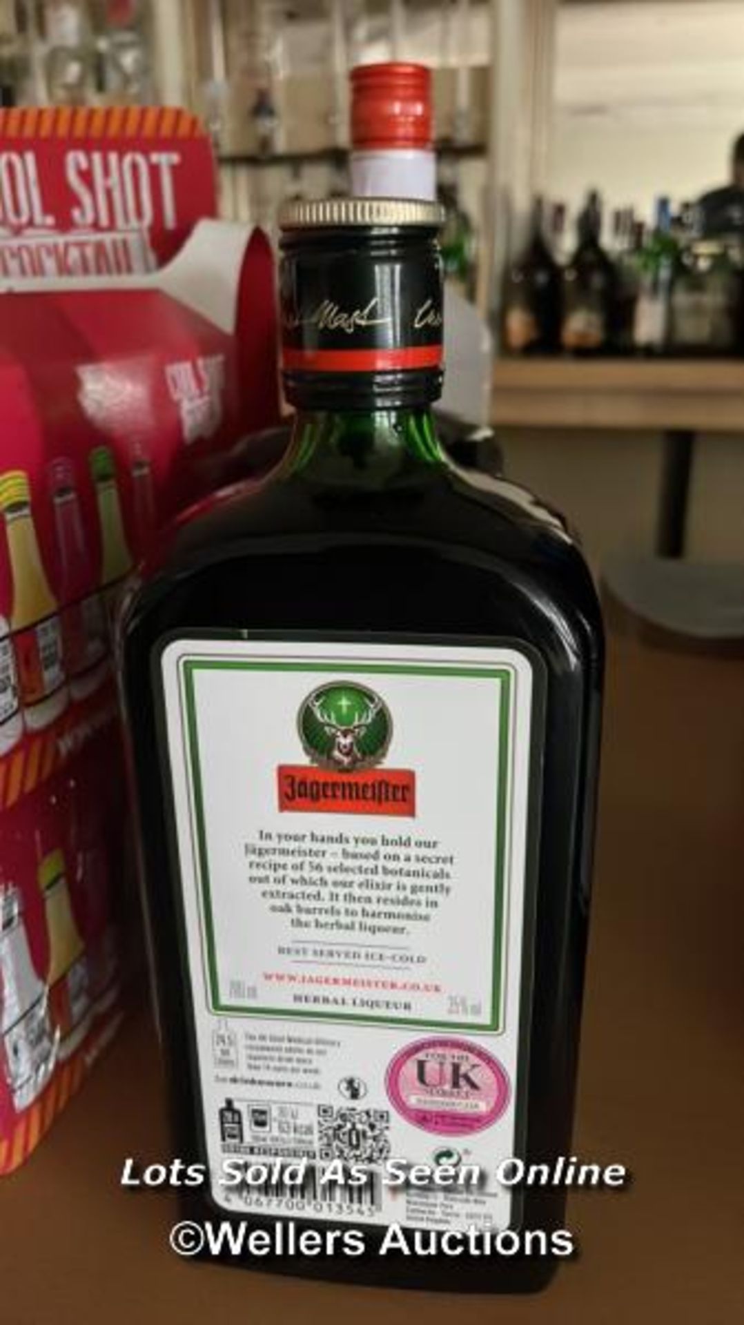 JAGERMEISTER, 700ML, 35% VOL / COLLECTION LOCATION: OLD WOKING DISTRICT RECREATION CLUB, 33 - Image 2 of 2