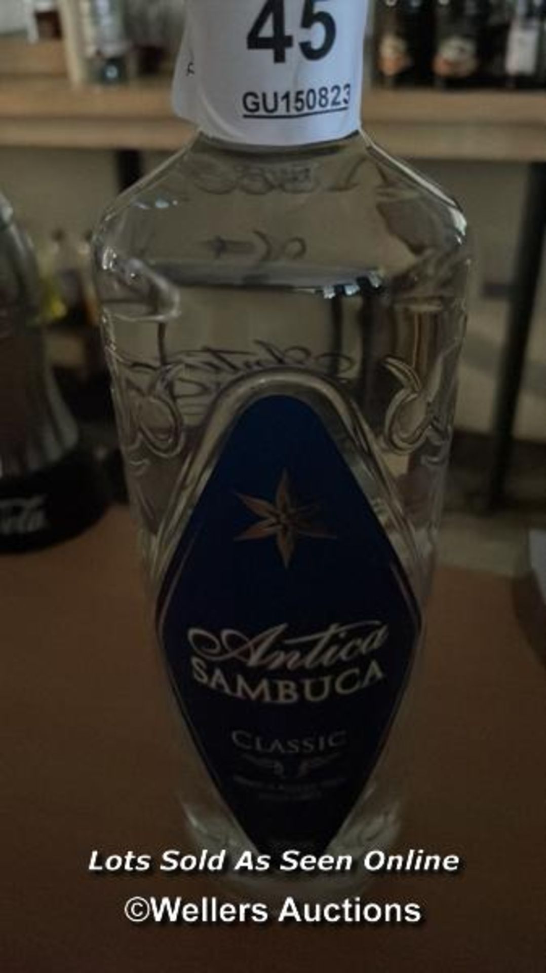 ANTICA SAMBUCA CLASSIC, 700ML, 38% VOL / COLLECTION LOCATION: OLD WOKING DISTRICT RECREATION CLUB, - Image 2 of 2