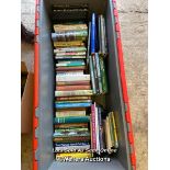 HUGE JOB LOT OF CRICKET RELATED HARDBACK BOOKS (NOT INCLUDING THE CRATE)