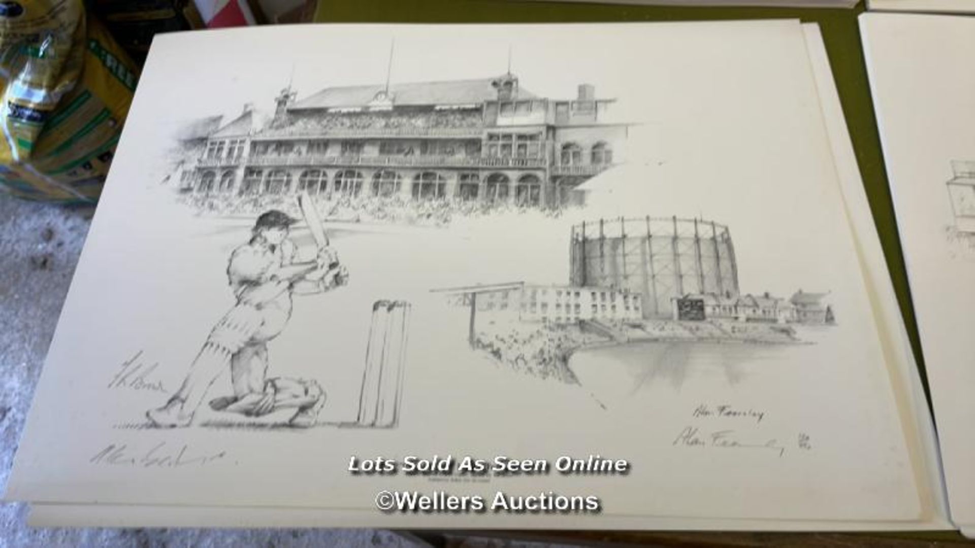 LARGE QUANTITY OF LIMITED EDITION CRICKET RELATED PRINTS BY ALAN FEARNLEY, INCLUDING THE PAVILION AT - Image 5 of 10