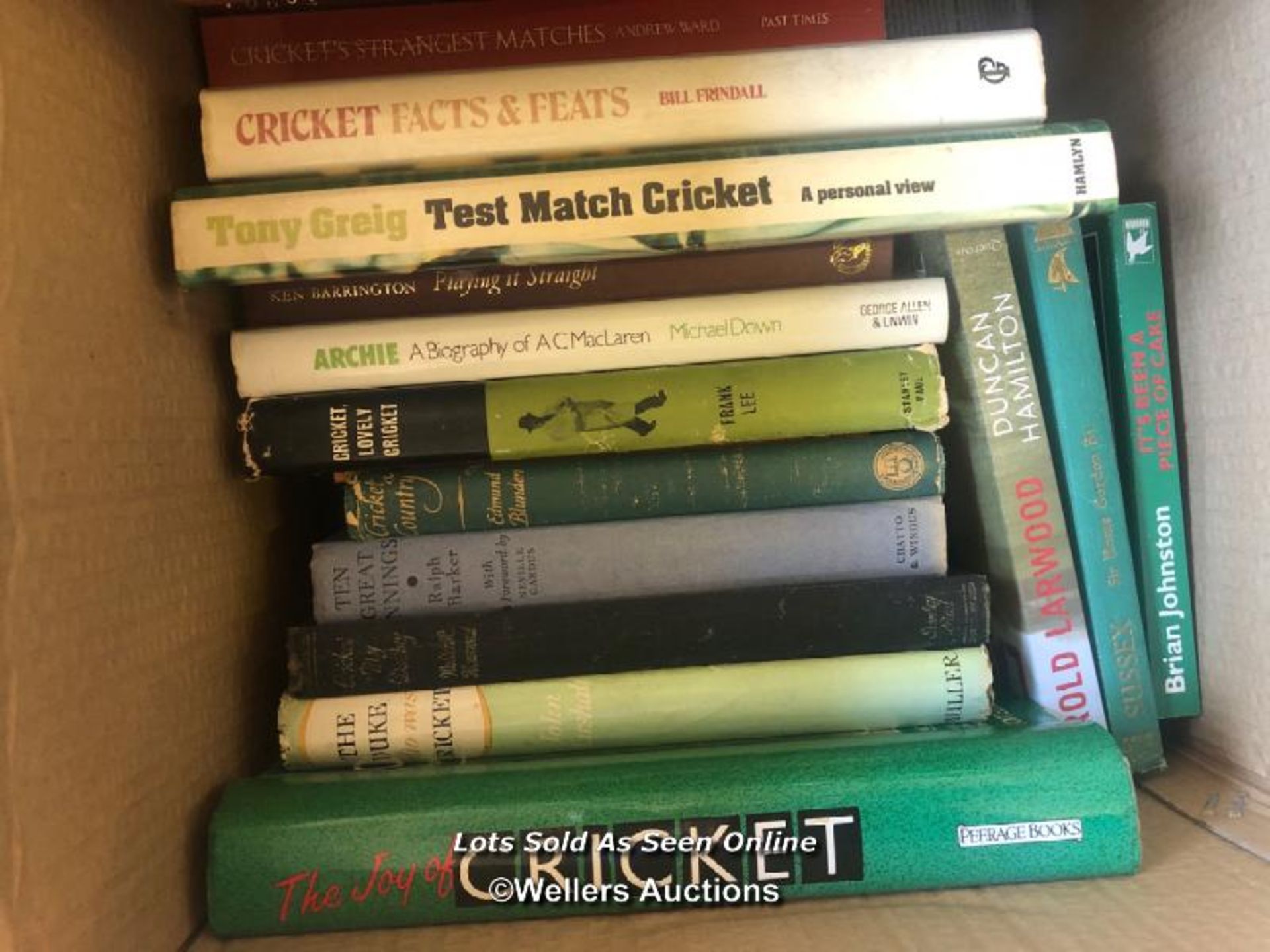 COLLECTION OF HARDBACK BOOKS, MAINLY CRICKET - Image 2 of 2