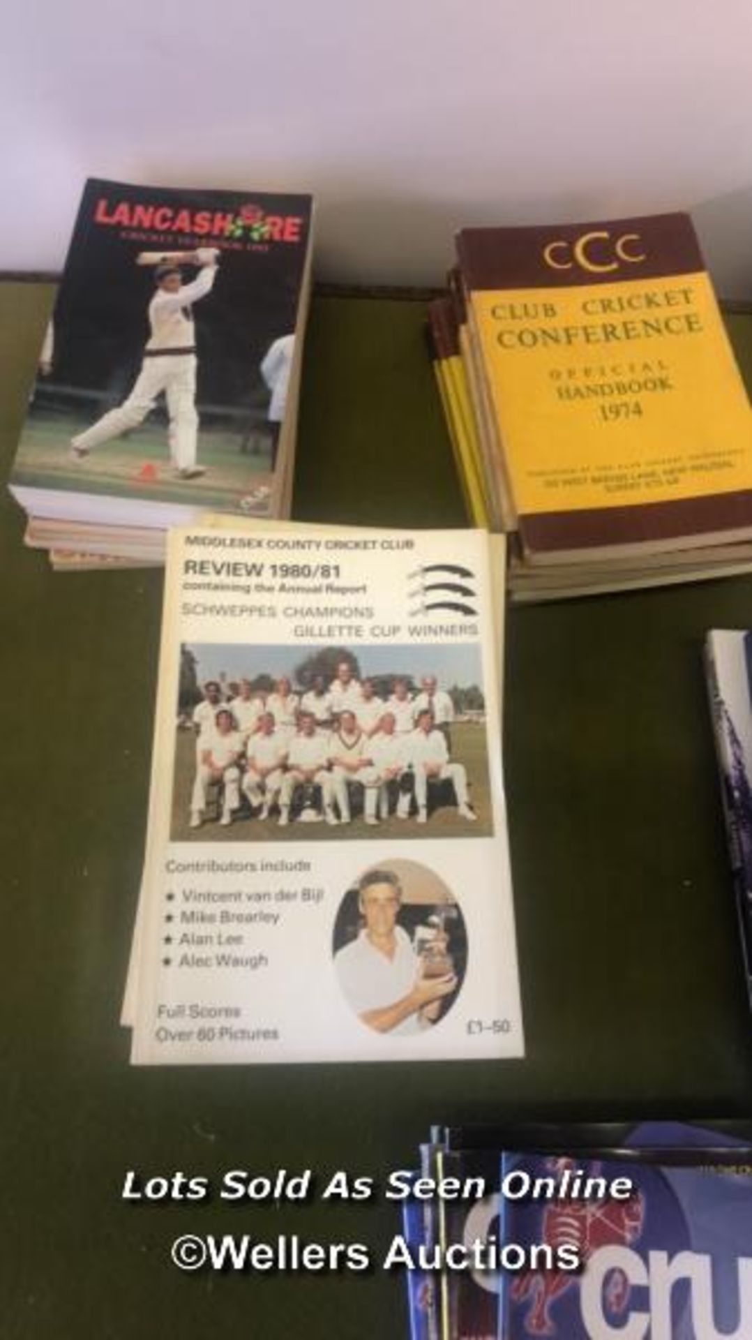 COLLECTION OF CRICKET ANNUALS, YEARBOOKS AND HANDBOOKS - Image 2 of 3