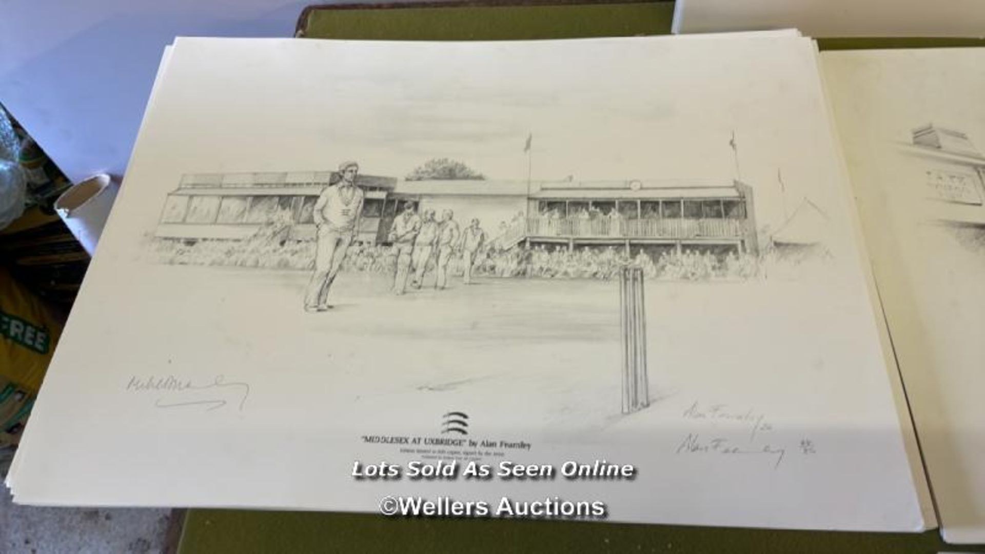 LARGE QUANTITY OF LIMITED EDITION CRICKET RELATED PRINTS BY ALAN FEARNLEY, INCLUDING THE PAVILION AT - Image 7 of 10