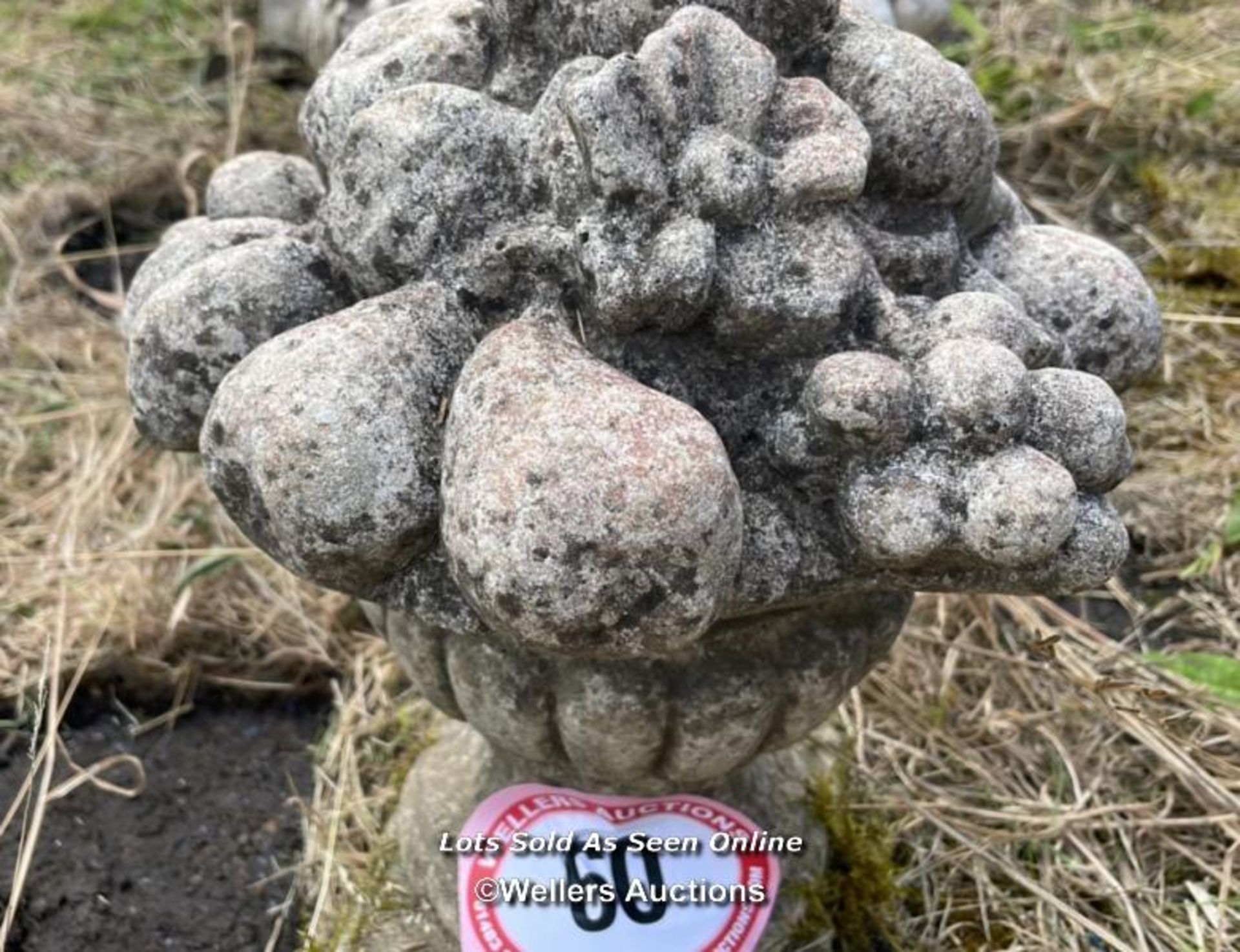 *RECONSTITUTED STONE FINIAL, 40CM (H) / COLLECTION LOCATION: ALBOURNE (BN6), FULL ADDRESS AND