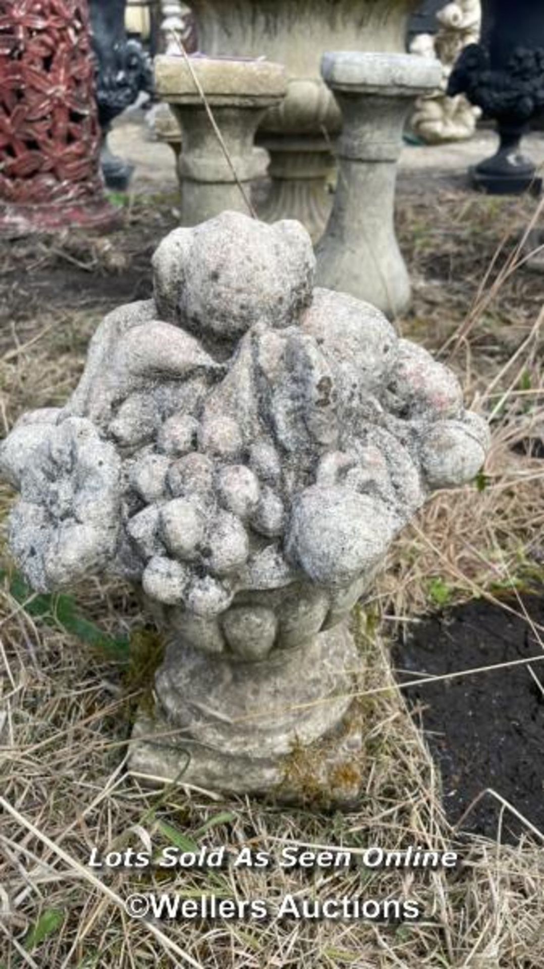 *RECONSTITUTED STONE FINIAL, 40CM (H) / COLLECTION LOCATION: ALBOURNE (BN6), FULL ADDRESS AND - Image 2 of 2
