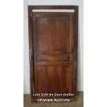 Victorian french cherrywood cupboard door and frame. Some evidence of woodworm 92cm x 184cm x 2.5cm