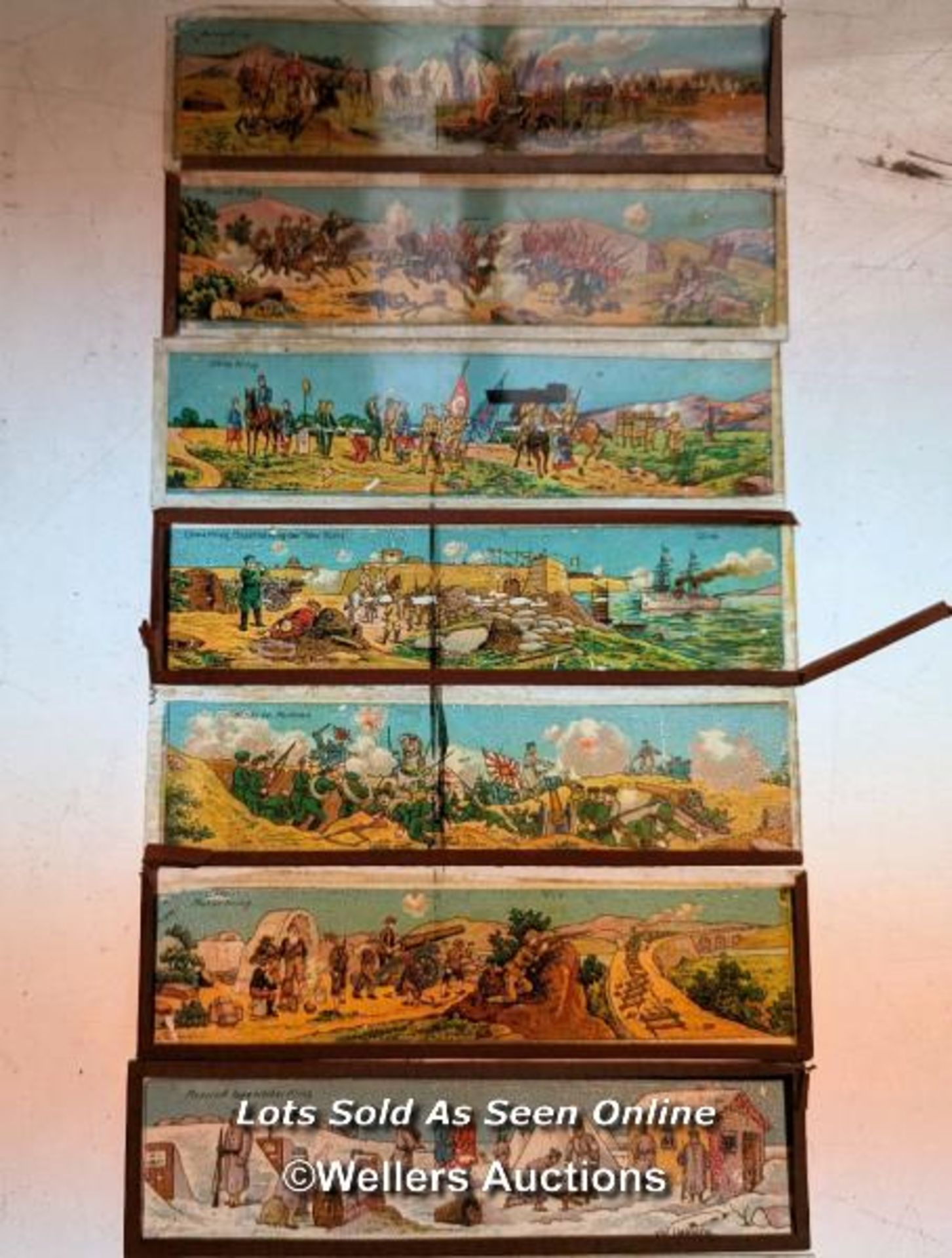 Collection of magic lantern slides, set of 11, depicting Russo-Japanese war of 1904-1905. German - Image 3 of 3