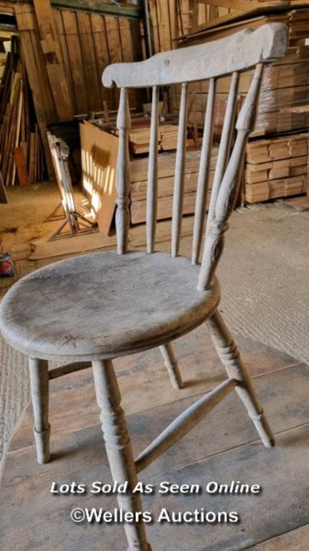 3 pieces of furniture for restoration . An oak drop leaf table with 122cm by 91cm oval top. Table is - Image 5 of 8