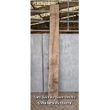 A 180 year old beam/slab. Original face. 268cm L x 25.5cm W x 7cm thick.