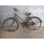 Raleigh bike for restoration. Circa 1955. numbered. Robin Hood design.