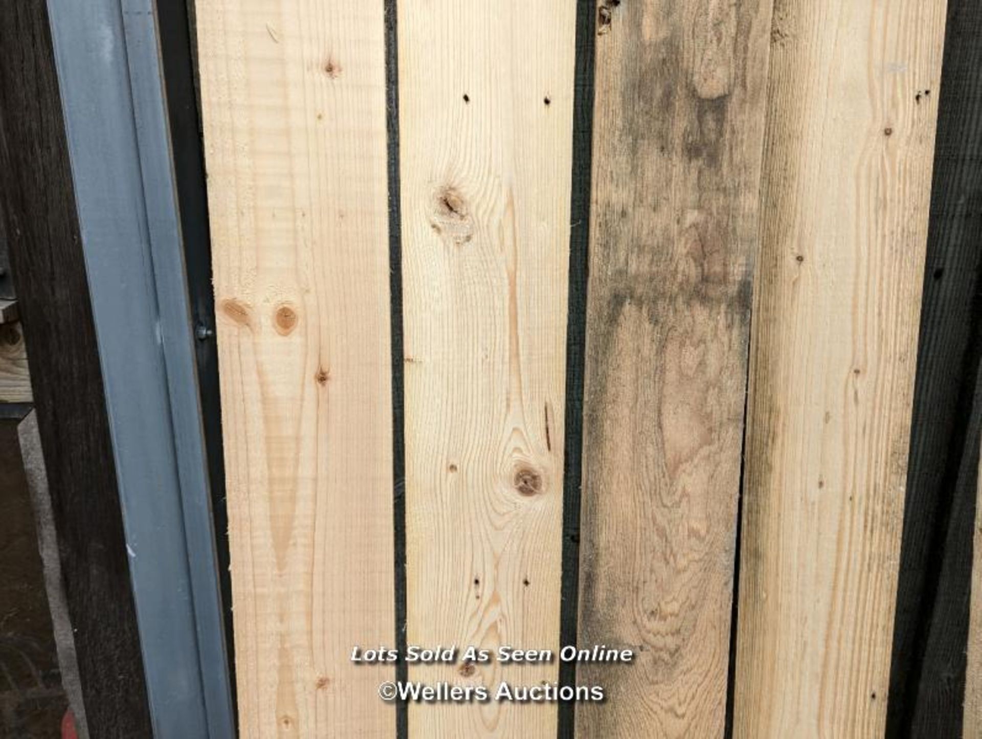 20m2 re sawn pine floorboards. 13cm W x 2.2cm thick. Boards are 1.9m to 3.9m long - Image 3 of 5