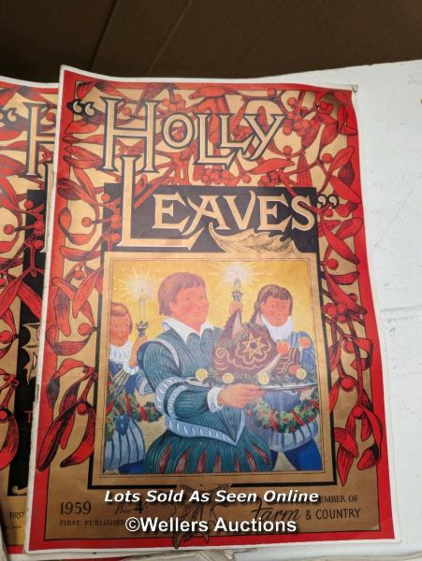 12 Christmas magazines inc Holly Leaves and The Sphere. Dates from 1946 to 1963. - Image 3 of 3